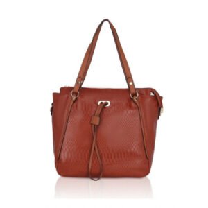 Designer Women's Faux Leather Textured?Tote Bag
