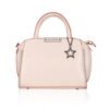 Adorable Women's Faux Leather Metal Beads Handbag