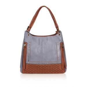 Attractive Women's Faux Leather Textured?Tote Bag
