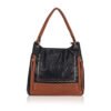 Attractive Women's Faux Leather Textured?Tote Bag