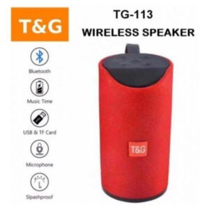 Amazing Plastic Rubber Wireless TG113 Bluetooth Speaker