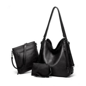 Sensational Women's PU Leather Medium Shoulder Zipper Handbag