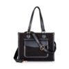 Elegant Women's Canvas Medium Top handle Satchel Zipper Handbag