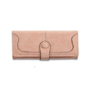 Versatile Women's Faux Leather Medium Snap Button Wallet