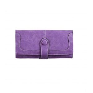 Versatile Women's Faux Leather Medium Snap Button Wallet