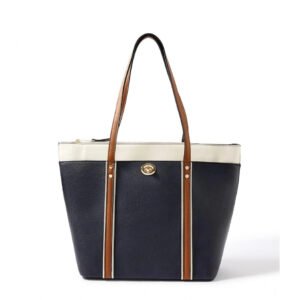Fashionable Women's Faux Leather Large Shoulder Zipper Handbag