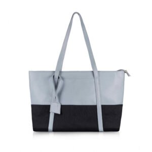 Fashionable Women's Faux Leather Large Shoulder Zipper Handbag