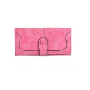 Versatile Women's Faux Leather Medium Snap Button Wallet