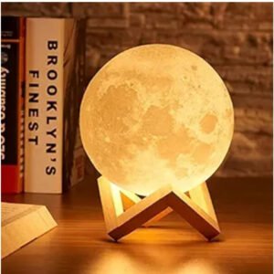 Fancy Plastic 3D Moon Night Lamp