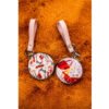 Metal Circle Frame Pocket Mirror (Multicolor)