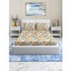 Sizzling Cotton Blend Floral Printed Double Bedsheet with 2 Pillow Covers
