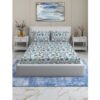 Sizzling Cotton Blend Floral Printed Double Bedsheet with 2 Pillow Covers