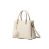 Snazzy Women's PU Leather Solid Shoulder Zipper Handbag