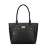 Snazzy Women's PU Leather Solid Shoulder Zipper Handbag
