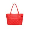 Snazzy Women's PU Leather Solid Shoulder Zipper Handbag