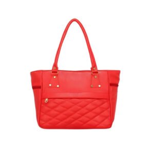 Snazzy Women's PU Leather Solid Shoulder Zipper Handbag