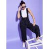 Sizzling Women's Rayon Pinafore Shoulder Straps Jumpsuit