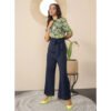 Amazing Women's Polyester Floral Half Sleeves Jumpsuit