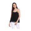Lovely Women's Polyester Embellished Shoulder Straps Top