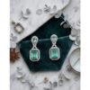 Wonderful Women's Brass Silver Plated Drop Earrings