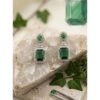 Wonderful Women's Brass Silver Plated Drop Earrings