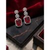 Wonderful Women's Brass Silver Plated Drop Earrings
