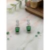 Wonderful Women's Brass Silver Plated Drop Earrings