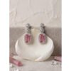 Wonderful Women's Brass Silver Plated Drop Earrings