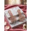 Adorable Women's Brass Silver Plated Drop Earrings