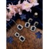 Stylish Women's Brass Silver Plated Pendant Set
