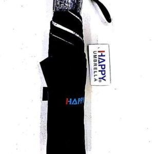Premium Quality 3 Fold Nylon Umbrella Black