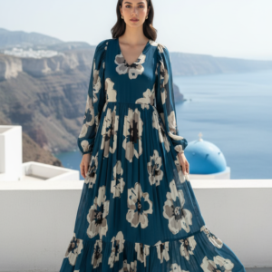 Midnight Orchid Maxi Dress
