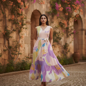 Pastel Paradise Maxi Dress