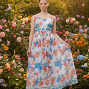Bluebird Blaze Maxi Dress