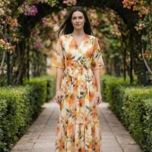 Margot Citrus Maxi Dress