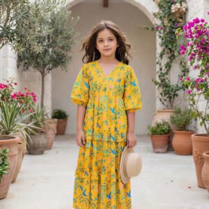 Golden Garden Baby Girl Maxi