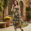 Olive Glow Maxi Dress