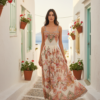 Painted Paisley Maxi Dress