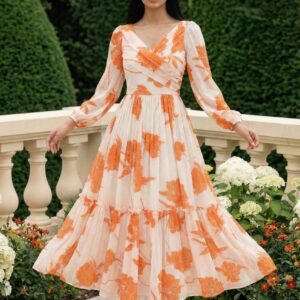 Citrus Breeze Maxi Dress