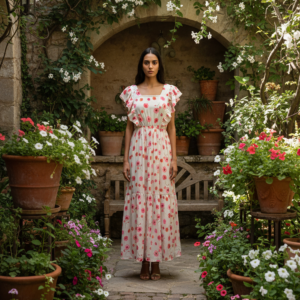 Sweetheart Flutter Maxi Dress