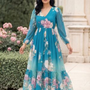 Seaside Serenity Maxi Dress