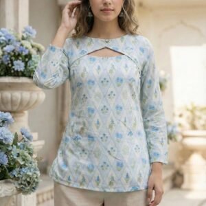 NEER | Floral Short Kurti
