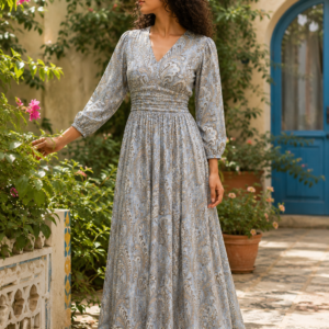 Slate Reverie Maxi Dress
