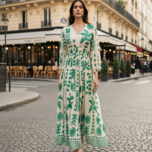 Earthy Elegance Maxi Dress
