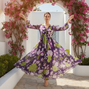Mystical Flora Maxi Dress