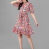 dresses for Women western wear Dark Peach Dress