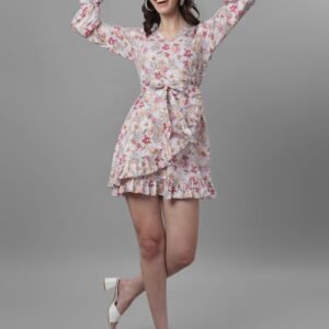 dresses for Women western wear floral white